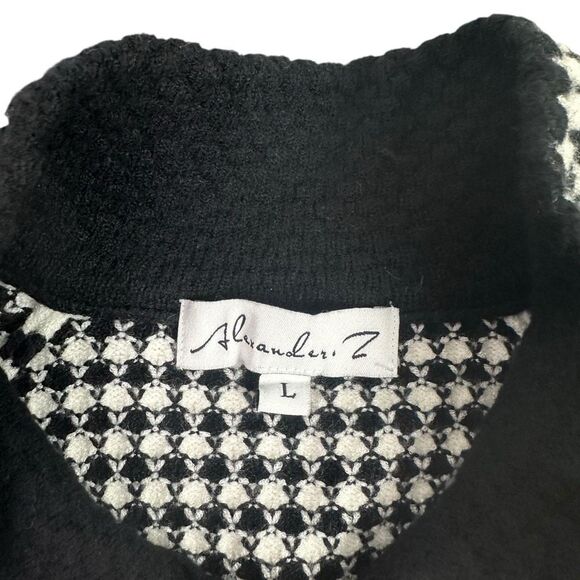 Alexander Black White Womens Large Jacket - Picture 5 of 10